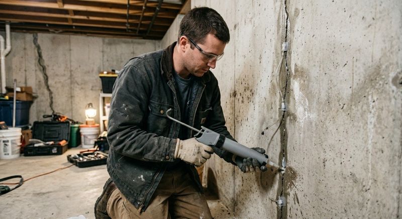 Basement Crack Repair in Everett, WA