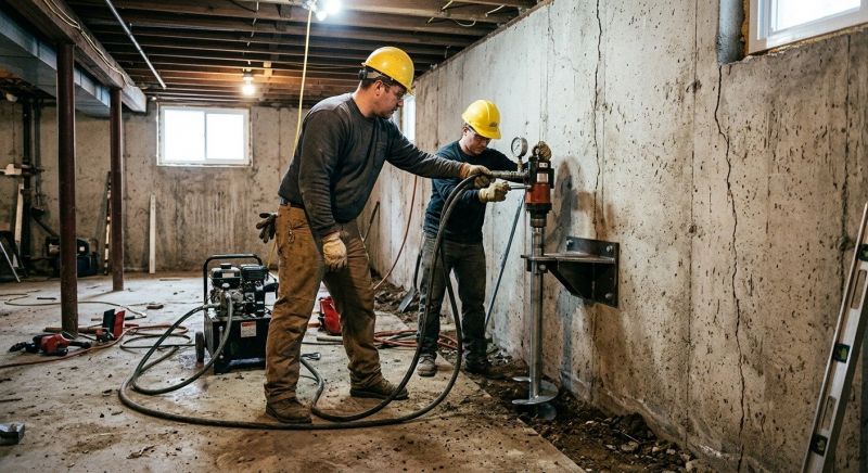 Basement Stabilization in Everett, WA