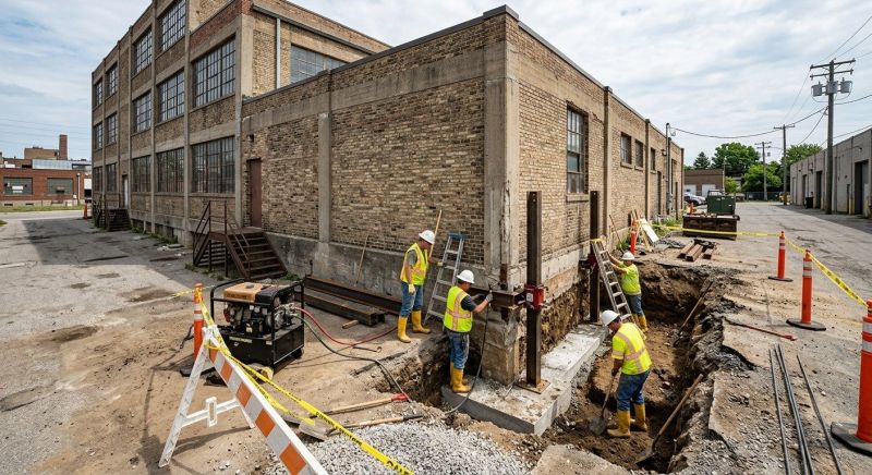 Building Foundation Repair in Bellevue, WA