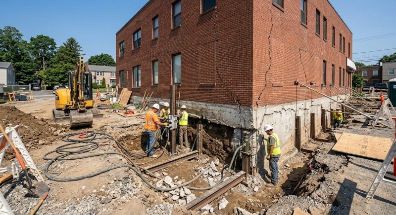 Building Foundation Repair in Lynnwood, WA