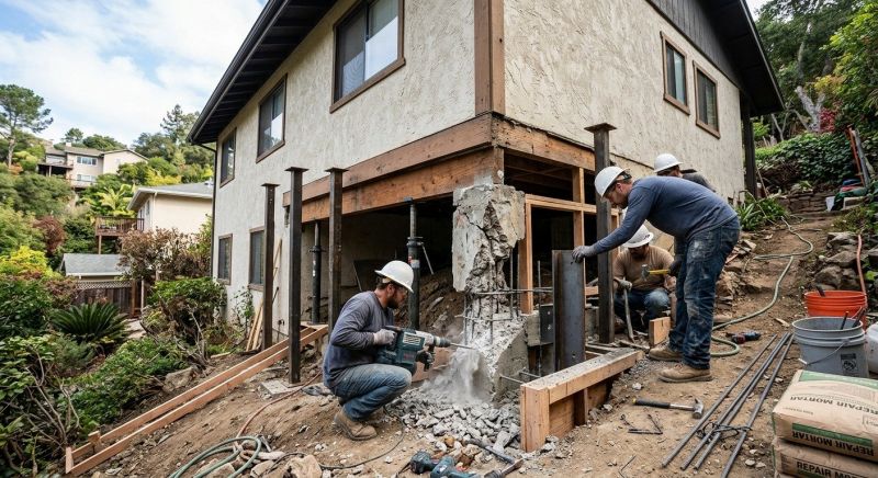 Concrete Foundation Repair in Freeland, WA