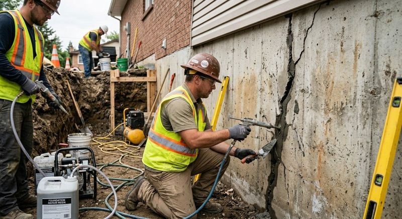 Cracked Foundation Repair in Lake Stevens, WA