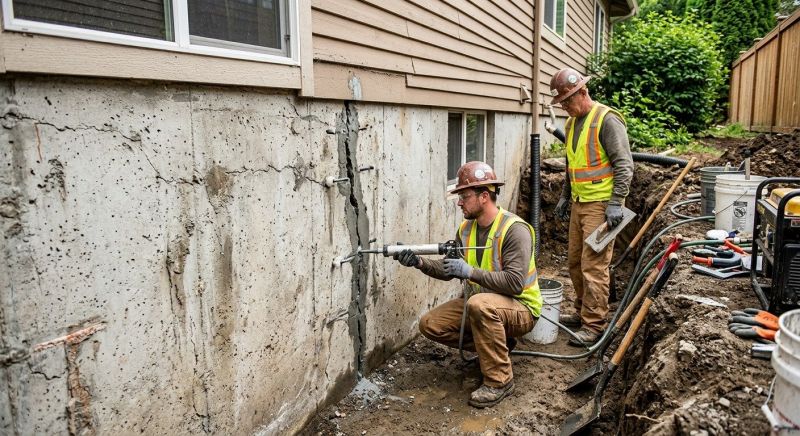 Cracked Foundation Repair in Everett, WA