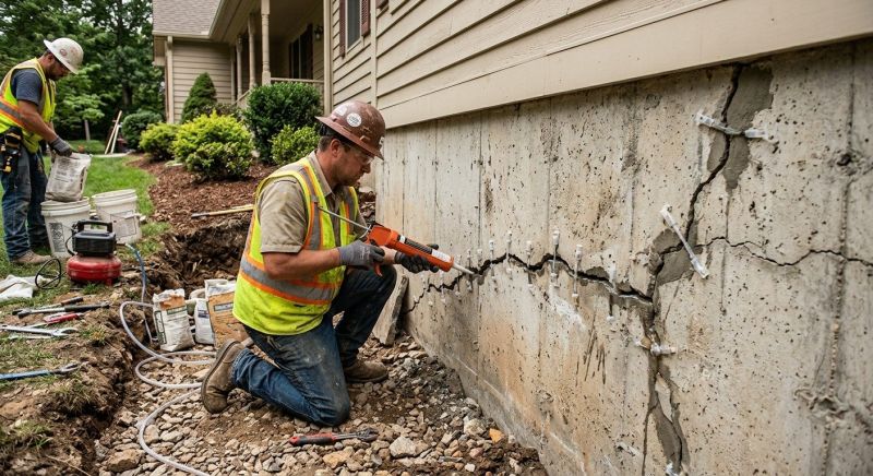 Cracked Foundation Repair in Marysville, WA