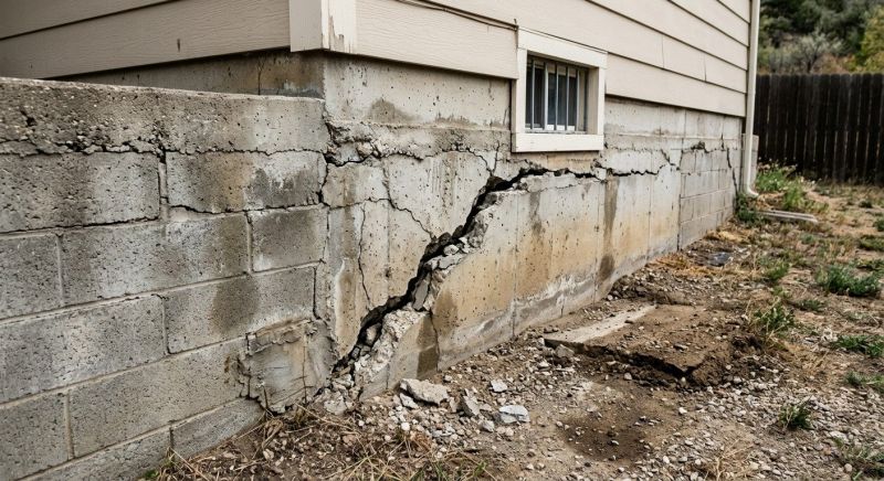 Cracked Foundation Repair in Port Gamble, WA