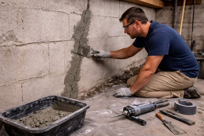 Foundation Crack Repair in Bellevue, WA