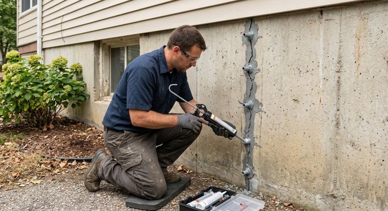 Foundation Crack Sealing in Everett, WA