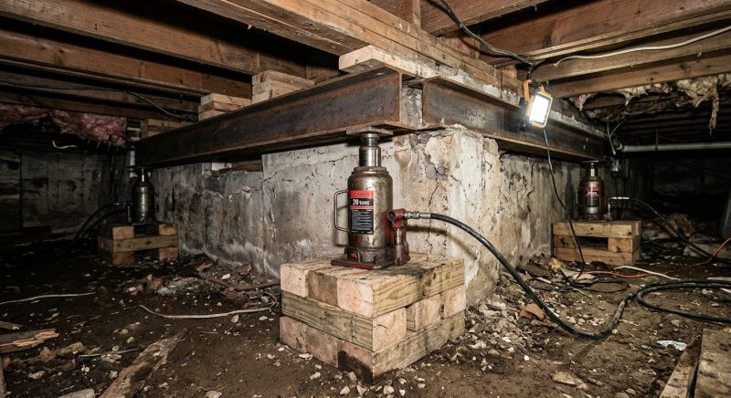 Foundation Jacking in Mukilteo, WA