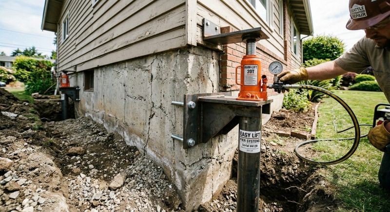 Foundation Lifting in Redmond, WA