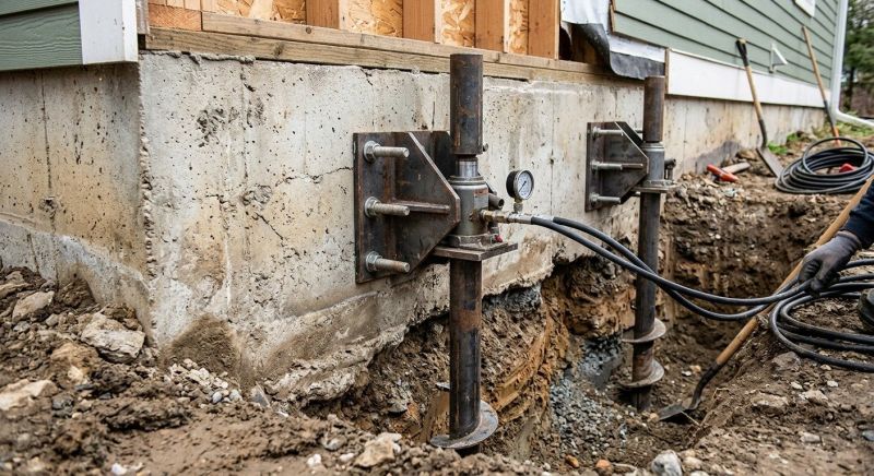 Foundation Pier Leveling in Everett, WA