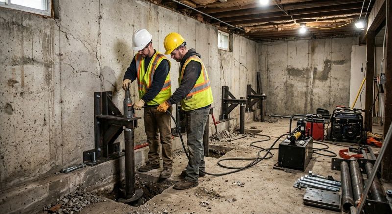 Foundation Stabilizing in Mercer Island, WA