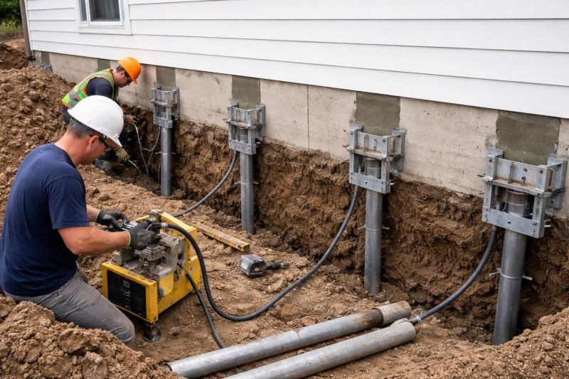 Helical Piers Installation in Everett, WA