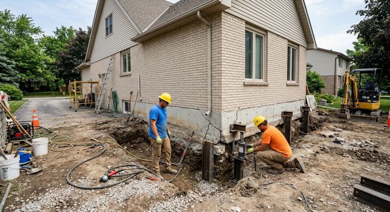 Helical Piers Installation in Everett, WA