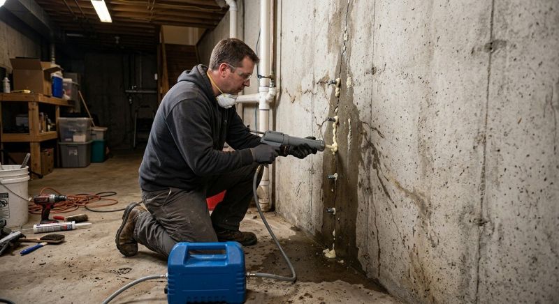 Leaking Foundation Repair in Everett, WA