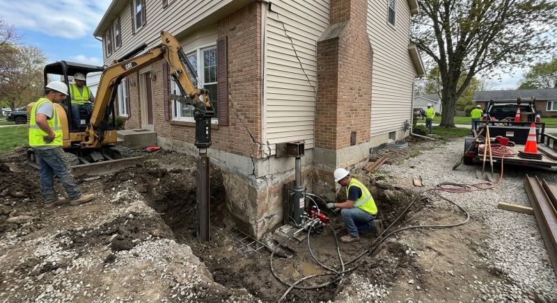 Sinking Foundation Repair in Bellevue, WA