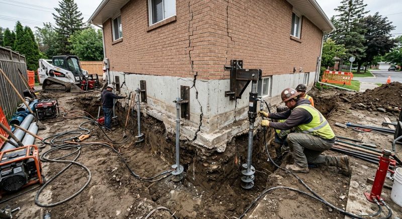 Sinking Foundation Repair in Lake Stevens, WA