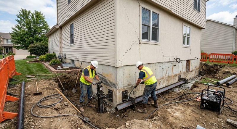 Sinking Foundation Repair in Stanwood, WA